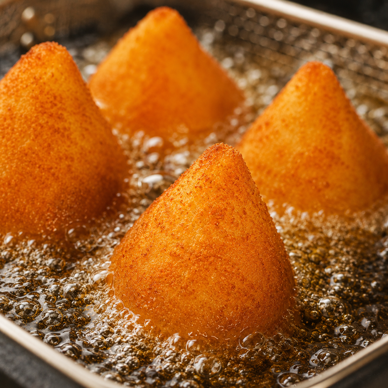 Breading Brazilian coxinhas