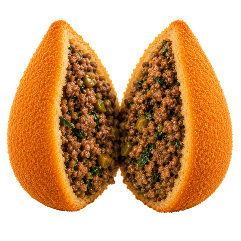 Beef filled coxinha